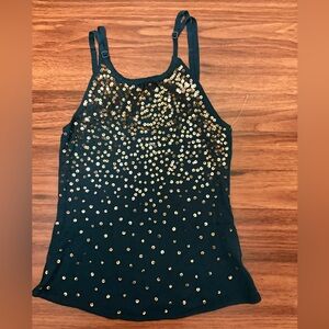 Gold Sequin Women's Top